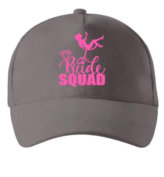 Кепка Bride squad brilliant Серый фото