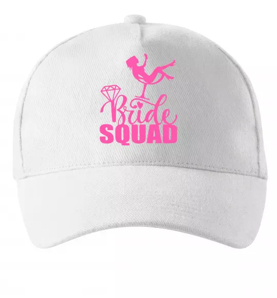 Кепка Bride squad brilliant Белый фото