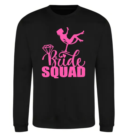 Світшот Bride squad brilliant Чорний фото