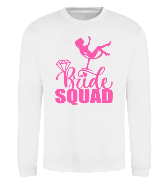 Світшот Bride squad brilliant Білий фото