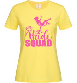 Женская футболка Bride squad brilliant Женская футболка Bride squad brilliant