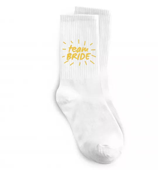 Носки Team bride cонечко Белый фото