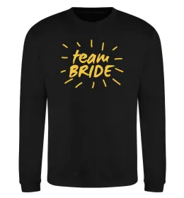 Світшот Team bride cонечко Чорний фото