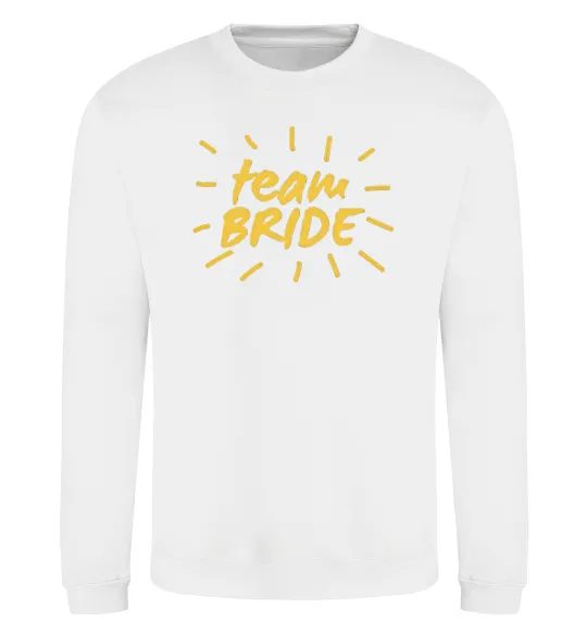 Свитшот Team bride cонечко Белый фото