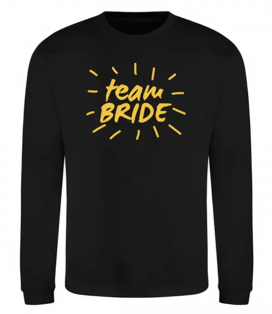 Свитшот Team bride cонечко Черный фото