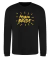 Свитшот Team bride cонечко Черный фото