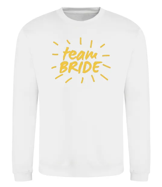 Свитшот Team bride cонечко Белый фото