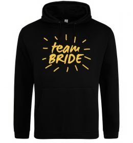 Женская толстовка (худи) Team bride cонечко