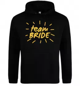 Жіноча толстовка (худі) Team bride cонечко Чорний фото