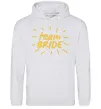 Женская толстовка (худи) Team bride cонечко Серый меланж фото