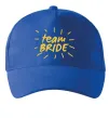 Кепка Team bride cонечко Ярко-синий фото