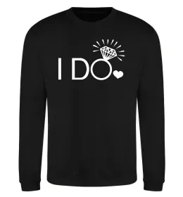 Світшот I do Чорний фото