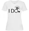 Женская футболка I do Белый фото