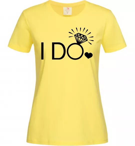 Женская футболка I do Лимонный фото