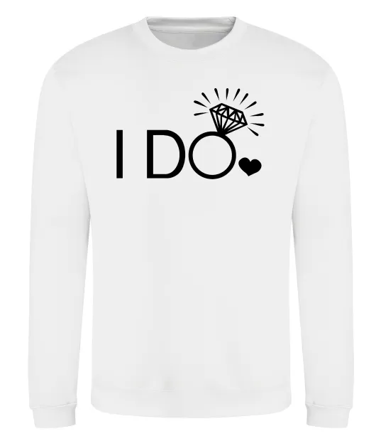 Свитшот I do Белый фото