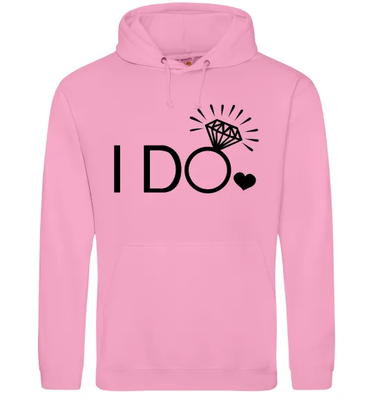 Женская толстовка (худи) I do Розовый фото