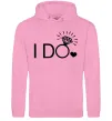 Женская толстовка (худи) I do Розовый фото