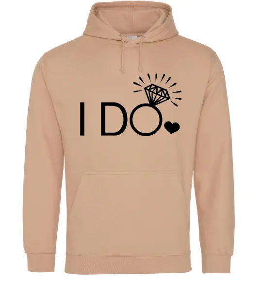 Жіноча толстовка (худі) I do Пісочний фото