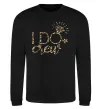 Світшот I do crew Чорний фото