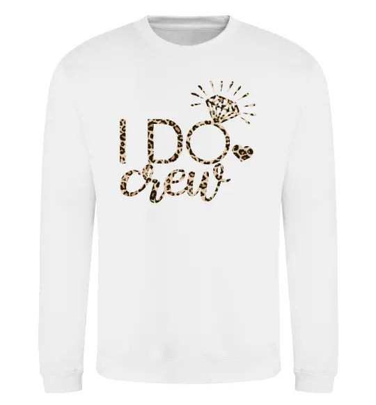 Світшот I do crew Білий фото