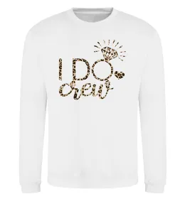 Світшот I do crew Білий фото