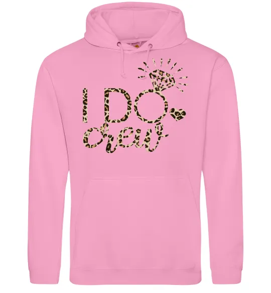 Женская толстовка (худи) I do crew Розовый фото