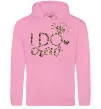 Женская толстовка (худи) I do crew Розовый фото