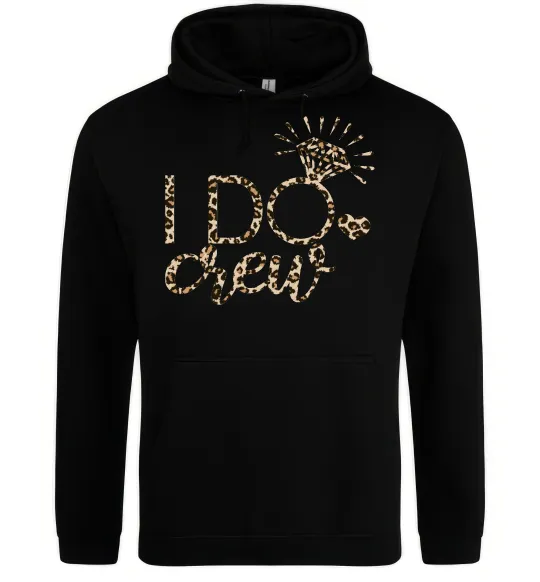 Жіноча толстовка (худі) I do crew Чорний фото