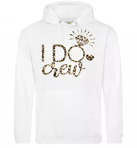 Жіноча толстовка (худі) I do crew Білий фото