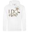 Жіноча толстовка (худі) I do crew Білий фото