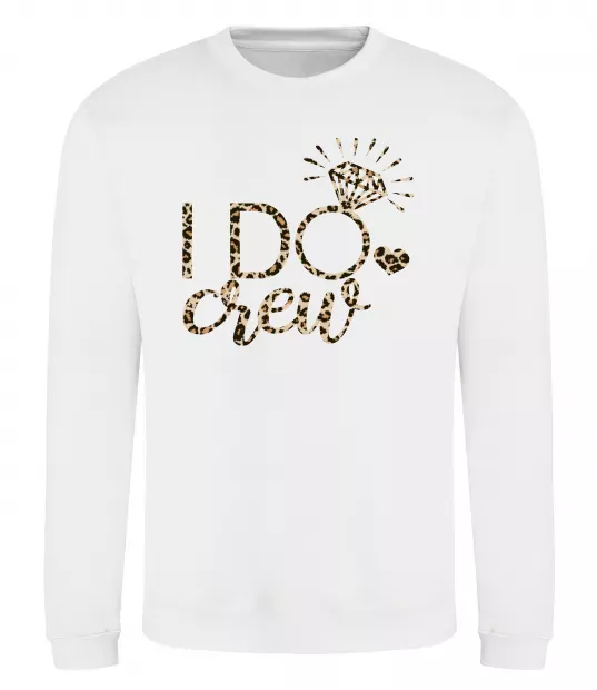 Світшот I do crew Білий фото