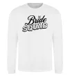 Свитшот Bride squad pink Белый фото