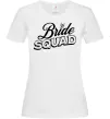 Жіноча футболка Bride squad pink Білий Жіноча футболка Bride squad pink Білий фото