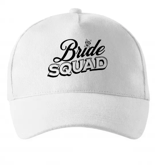 Кепка Bride squad pink Білий фото