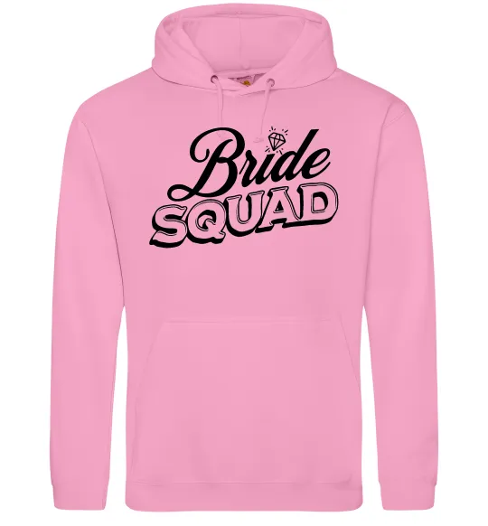 Женская толстовка (худи) Bride squad pink Розовый фото