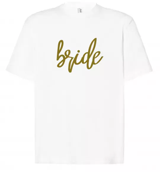 Футболка Оверсайз Gold bride Білий фото