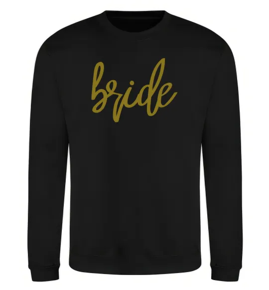 Свитшот Gold bride Черный фото