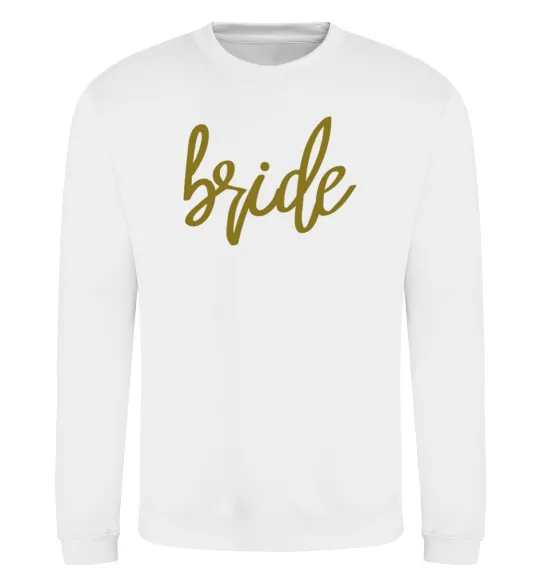 Свитшот Gold bride Белый фото