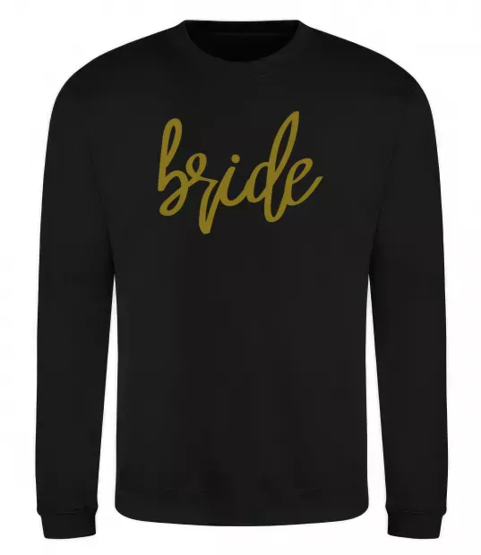 Світшот Gold bride Чорний фото