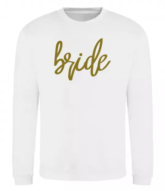 Світшот Gold bride Білий фото