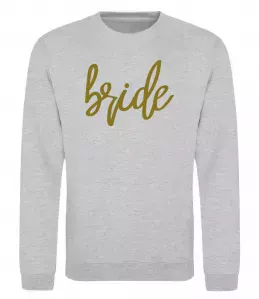 Свитшот Bride brilliant Серый меланж фото Свитшот Bride brilliant Серый меланж фото