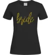 Женская футболка Gold bride Черный фото