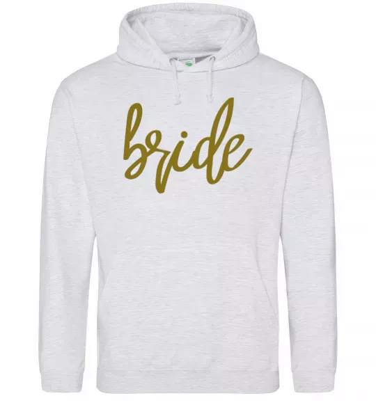Жіноча толстовка (худі) Gold bride Сірий меланж фото