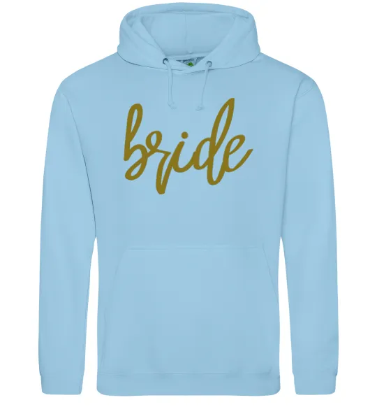 Жіноча толстовка (худі) Gold bride Блакитний фото