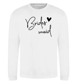 Світшот Bride squad brassiere white Чорний фото