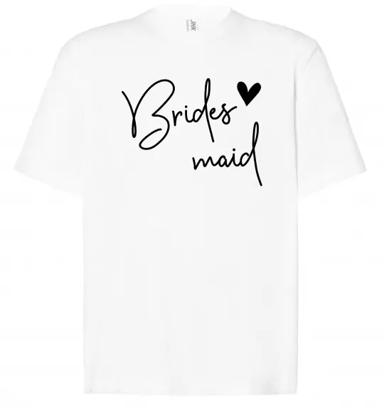 Футболка Оверсайз Brides maid Білий фото