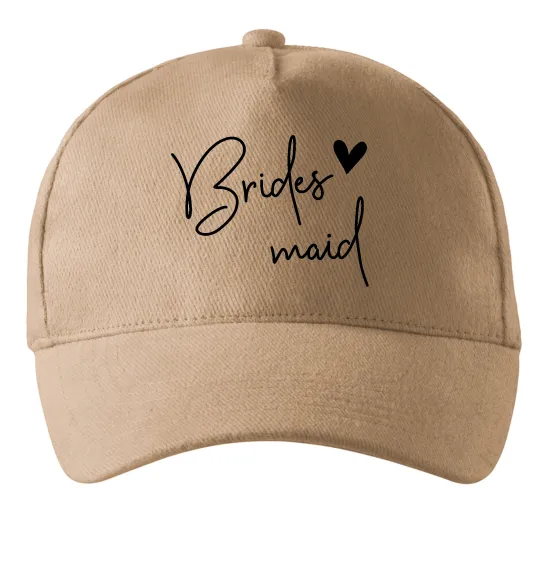 Кепка Brides maid Песочный фото