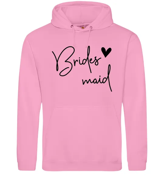 Женская толстовка (худи) Brides maid Розовый фото