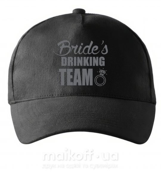 Кепка Bride's drinking team Чорний фото