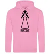 Жіноча толстовка (худі) Brige figure Рожевий Жіноча толстовка (худі) Brige figure Рожевий фото